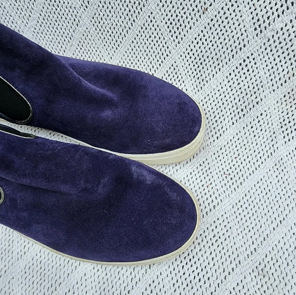 Sam Edelman Navy high top booties 9 5 New - Picture 8 of 10